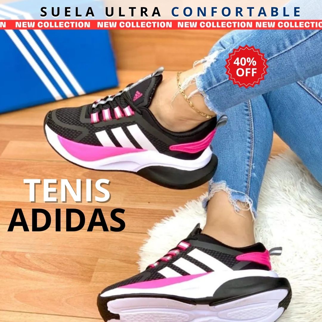 TENIS DEPORTIVOS ADIDAS BOUNCE WOMAN (ESTILO MODERNO Y SUELA CONFORTABLE)