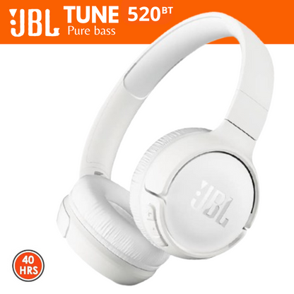 Audifonos bluetooth JBL  pure bass sound tune 520bt