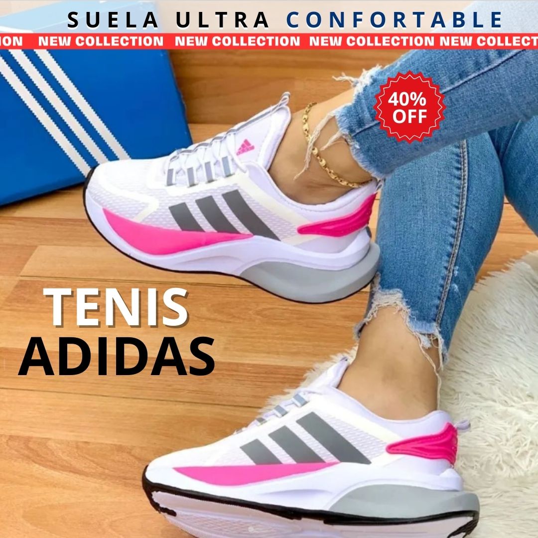 TENIS DEPORTIVOS ADIDAS BOUNCE WOMAN (ESTILO MODERNO Y SUELA CONFORTABLE)