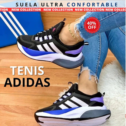 TENIS DEPORTIVOS ADIDAS BOUNCE WOMAN (ESTILO MODERNO Y SUELA CONFORTABLE)