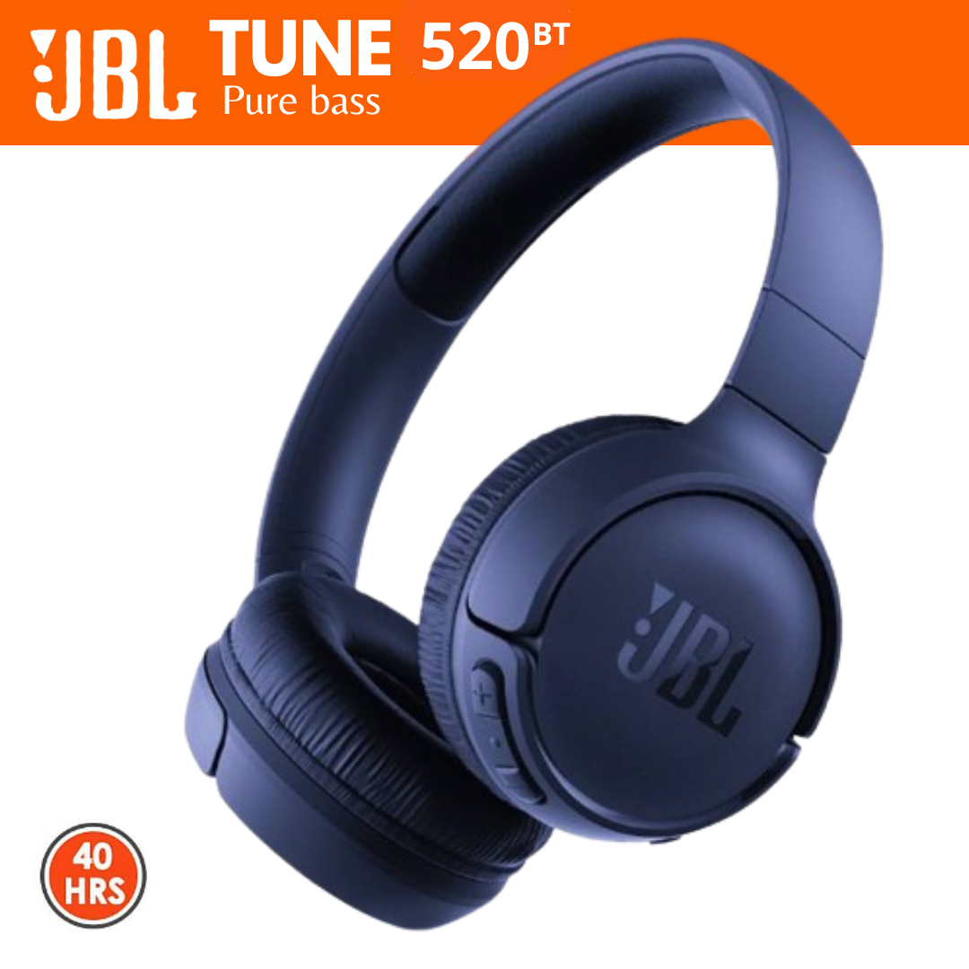 Audifonos bluetooth JBL  pure bass sound tune 520bt