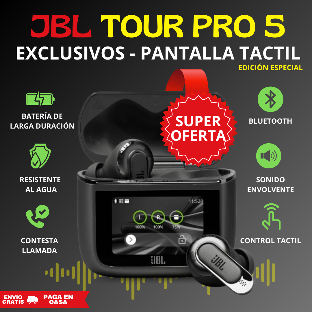 🎧❗ Audífonos Inalámbricos JBL Tour Pro 5 ❗🔥 Edición Especial