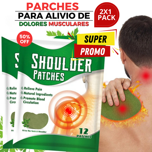 DolorFree™ - Parche Alivio de dolor - Formula natural -  Acción Rápida ☑️ 2X1 PACK